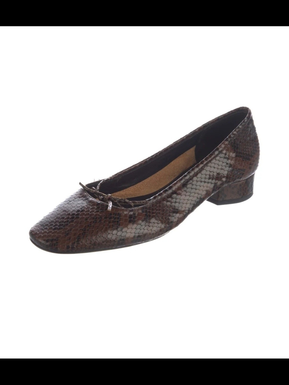 Aeyde

Embossed Leather Animal Print Pumps